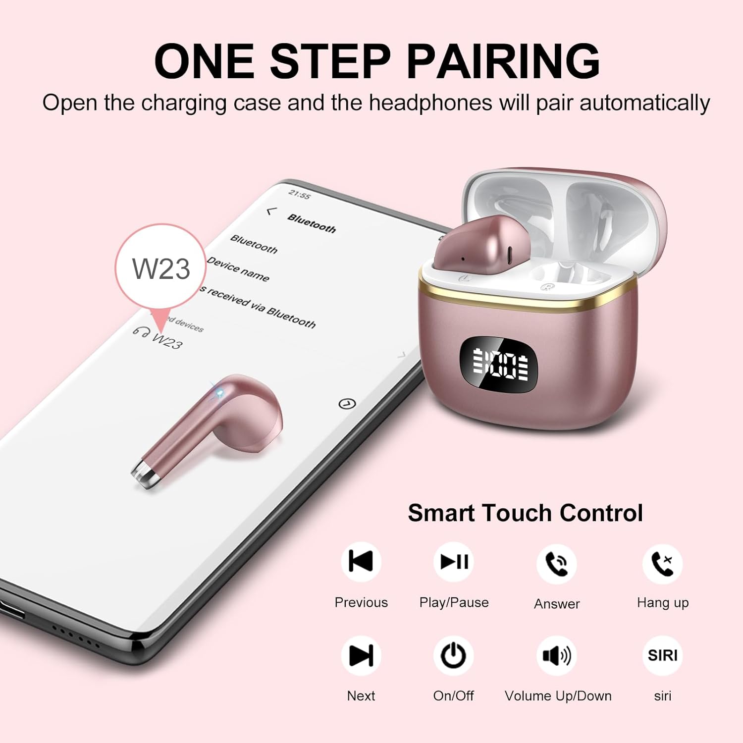 Thumbnail 5 de Wireless Earbuds Bluetooth 5.3