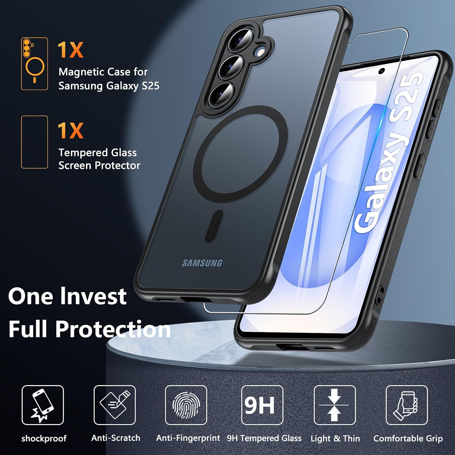Thumbnail 1 de OWKEY Samsung S25 Magnetic Case 3.3m