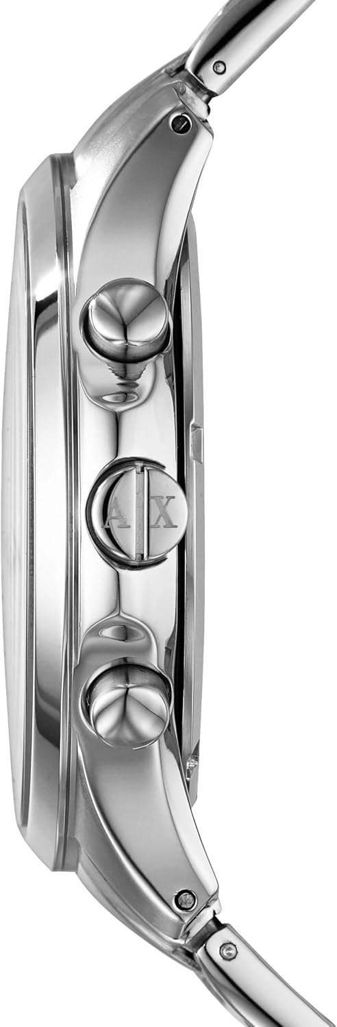 Thumbnail 1 de Armani Exchange Watch for Men: 46mm Quartz Chronograph Stainless Steel Timepiece