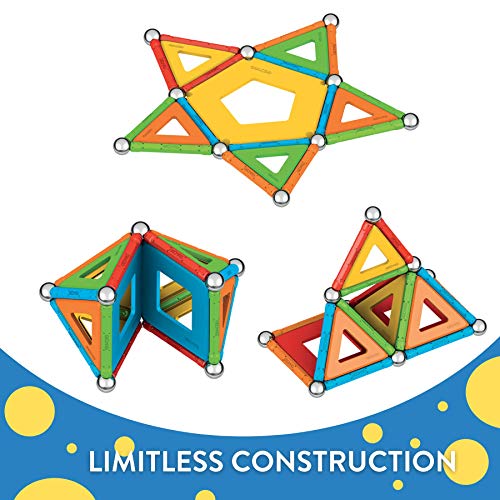 Detalle 2 de Geomag Supercolor Costruzioni Magnetiche per Bambini - Linea Green, 52 Pezzi