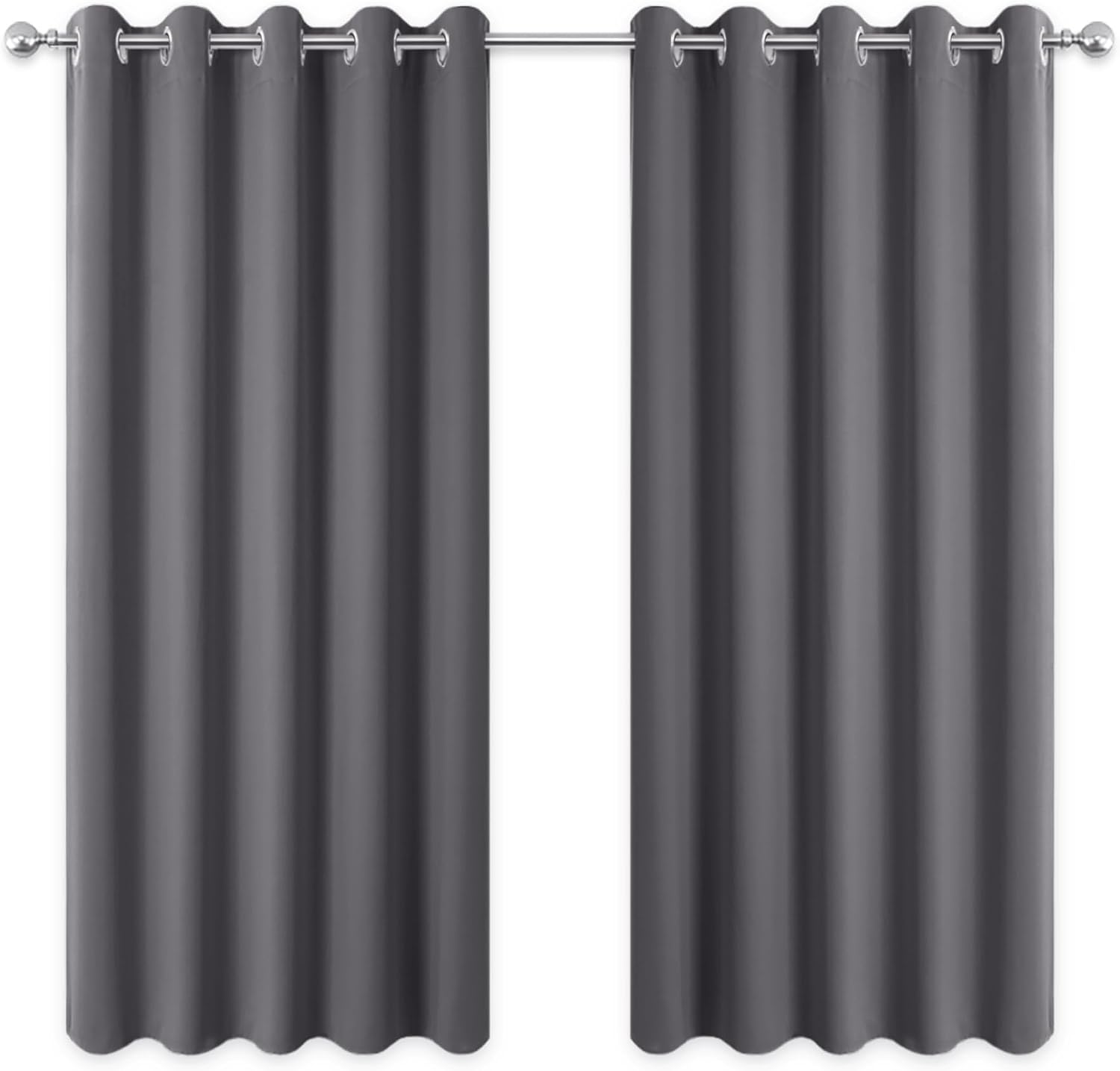 Detalle de PONY DANCE Blackout Eyelet Curtains 66x54