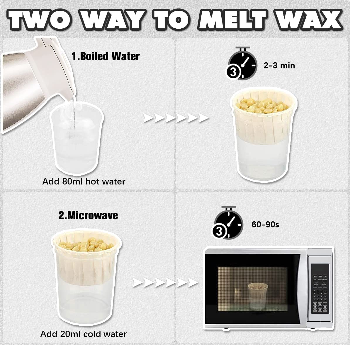 Thumbnail 4 de Milukon Nose Wax Kit für Nasenhaare – Nasenhaarwachs Set mit 20 Applikatoren und 10 Schablonen