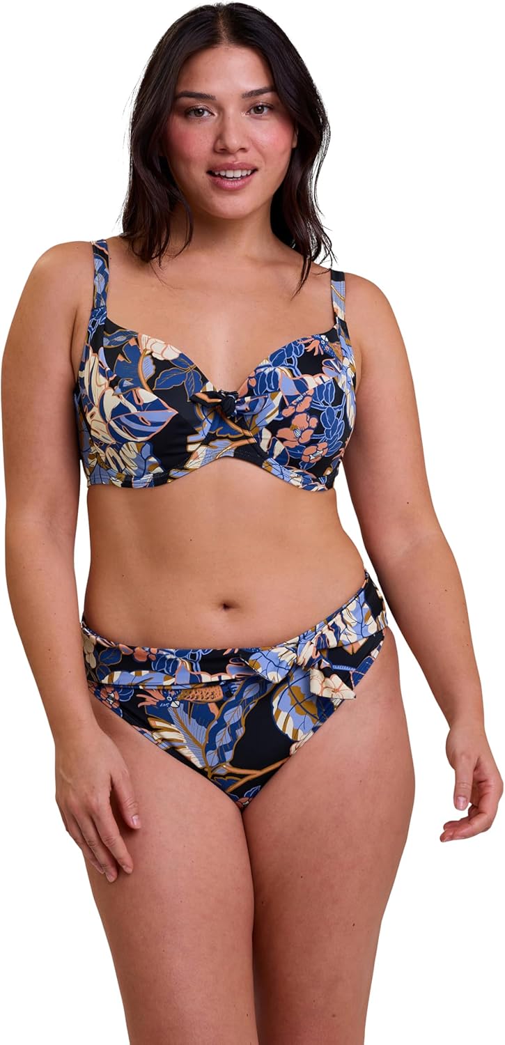Thumbnail 2 de Sans Complexe Haut de Maillot Emboitant Fidji Noir avec Armatures