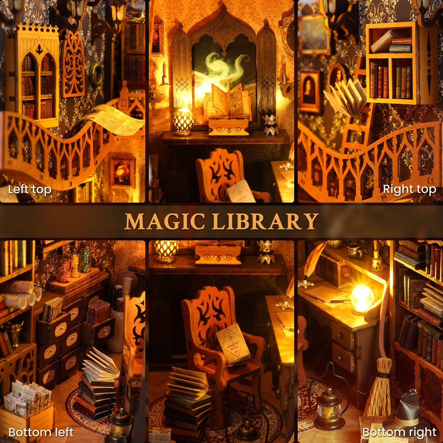 Thumbnail 3 de Lycidae Book Nook Kit DIY 3D wooden book nook