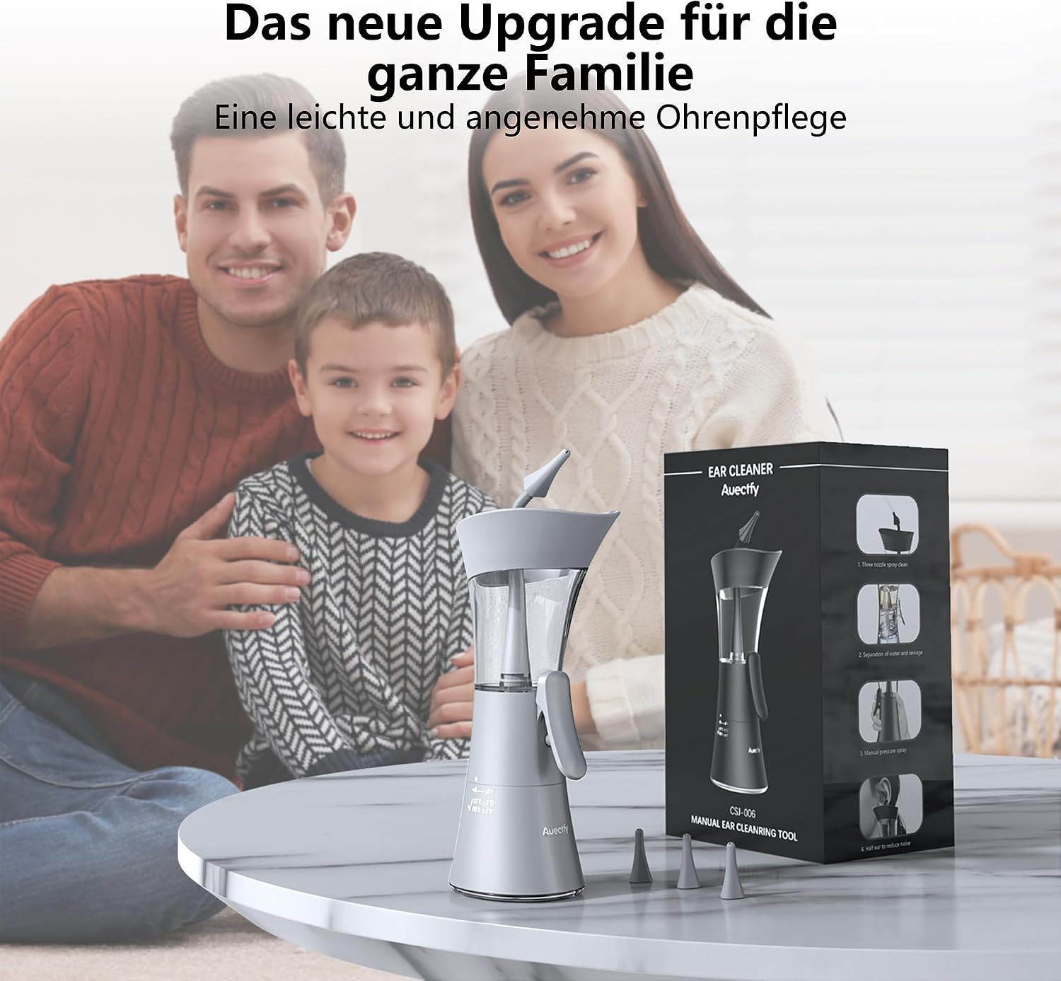 Thumbnail 6 de Ohrenschmalz-Entfernungs-Set mit Einhandbedienung – schonende Reinigung für zu Hause