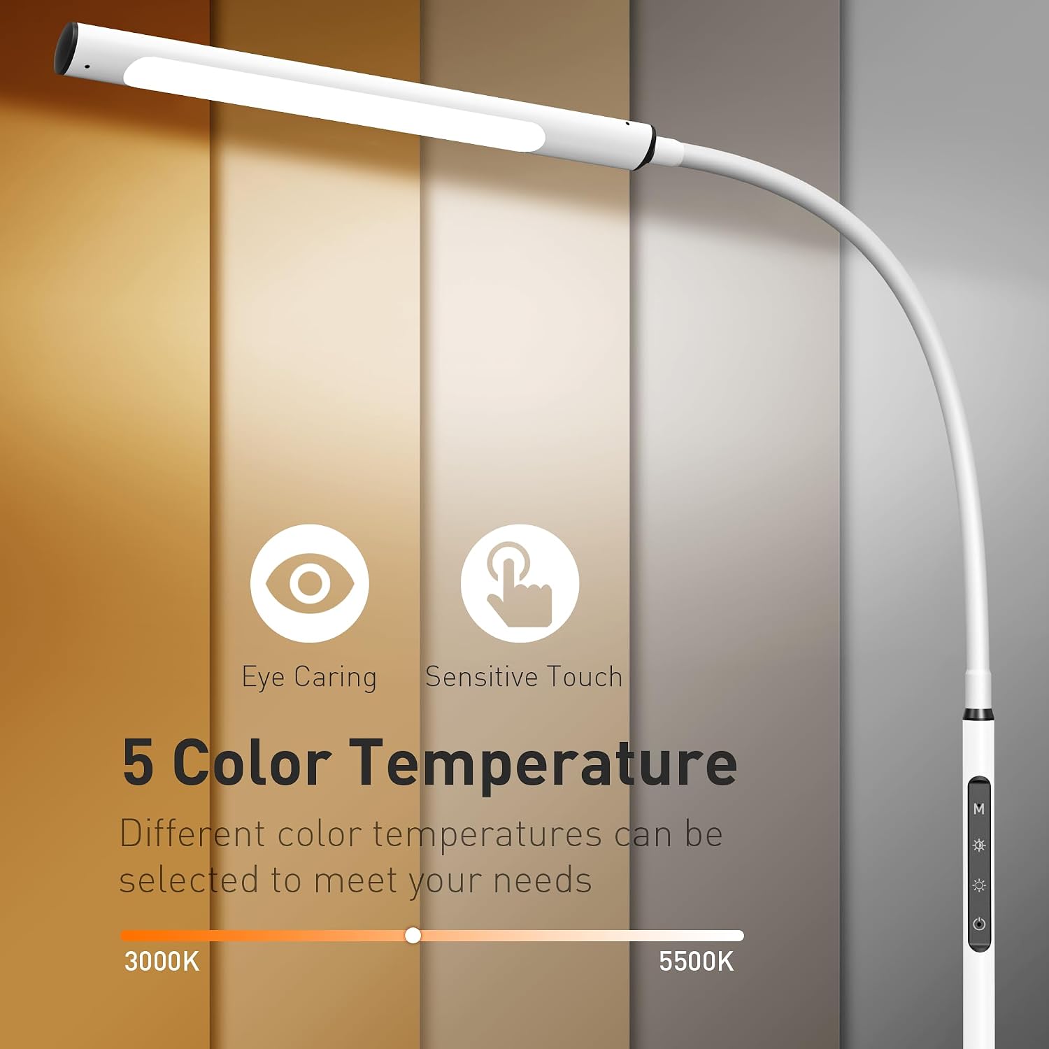 Detalle de EYOCEAN LED Schreibtischlampe 12 W