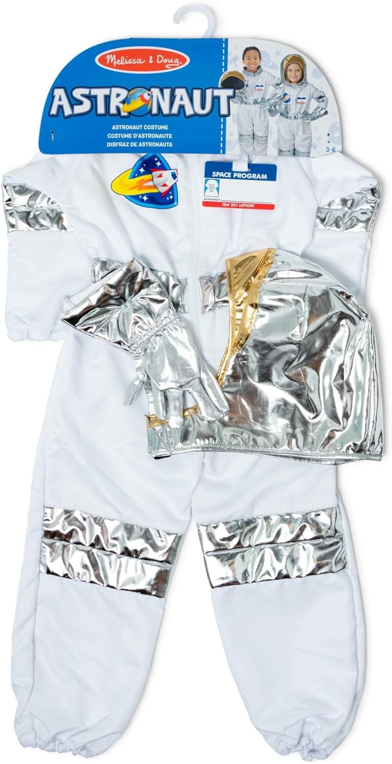 Detalle de Melissa & Doug Astronaut Role-Play Costume Set (3+)