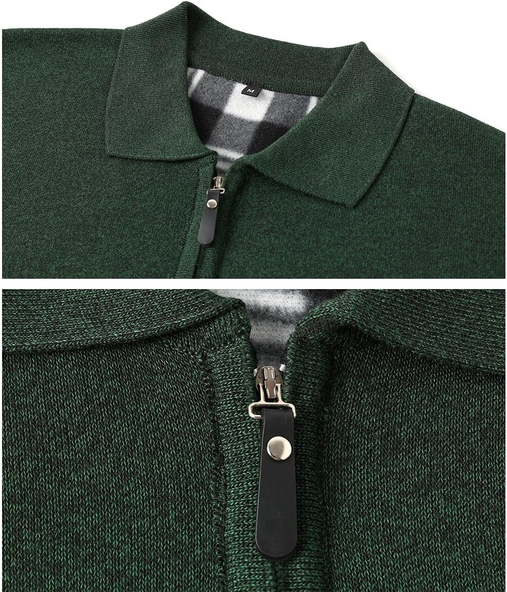 Detalle 2 de Yukirtiq Strickjacke mit Reißverschlusskragen
