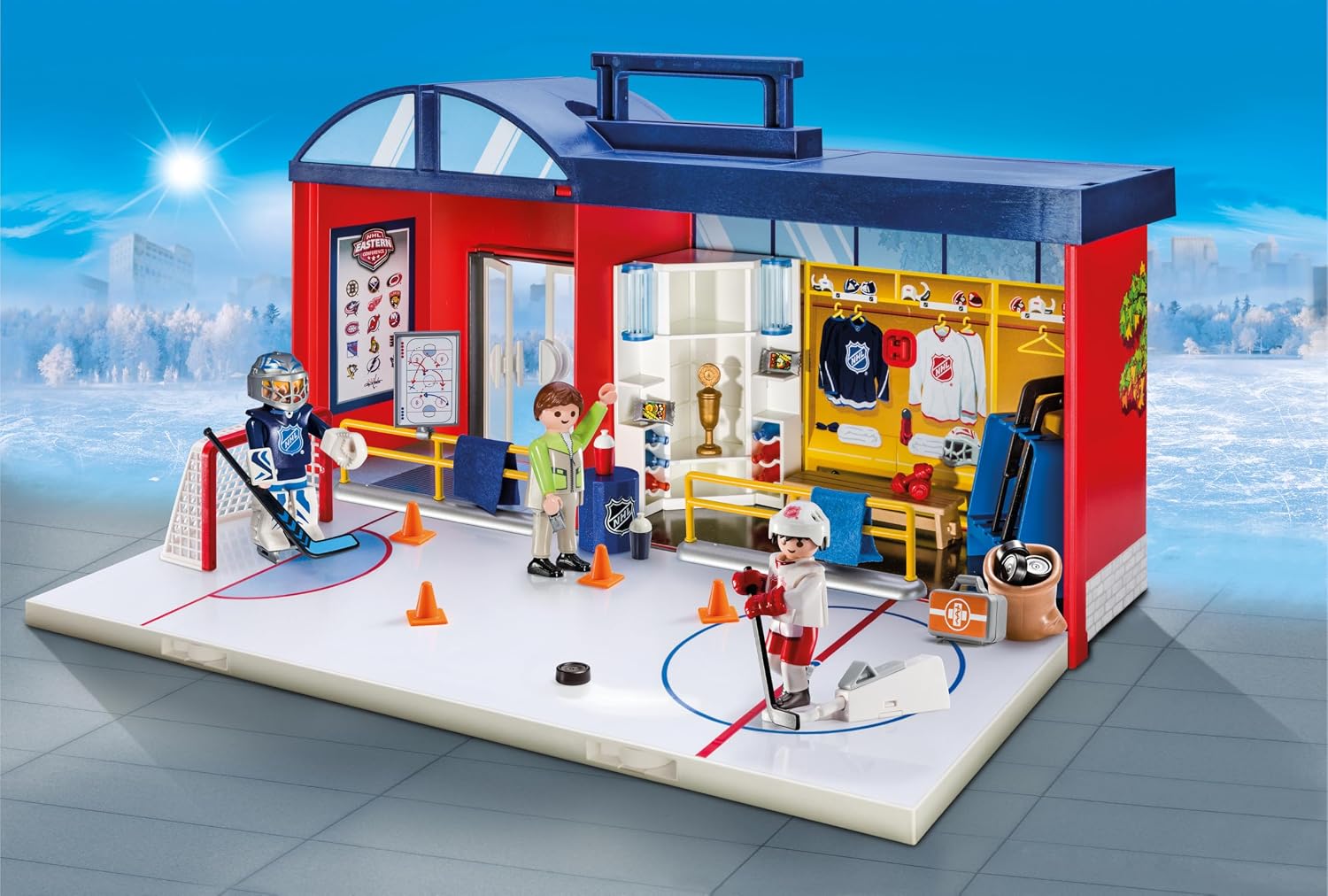 Thumbnail 1 de NHL Take-Along Hockey Play Set