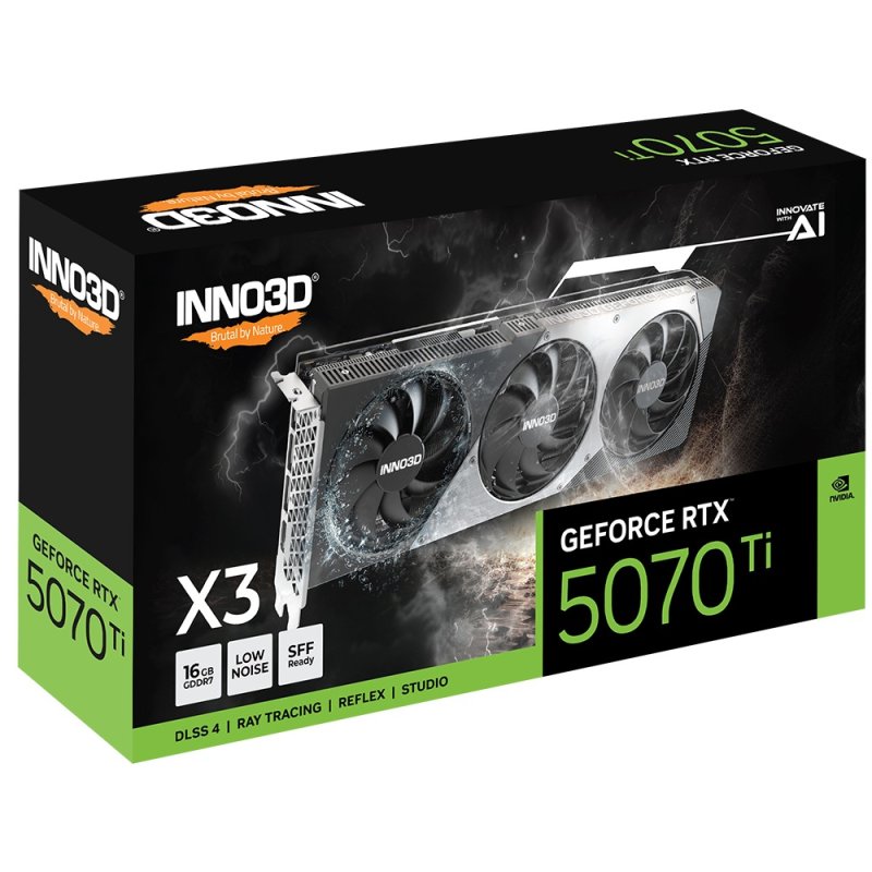 Thumbnail 1 de Inno3D GeForce RTX 5070 Ti X3 16GB GDDR7 Reflex 2 RTX AI DLSS4