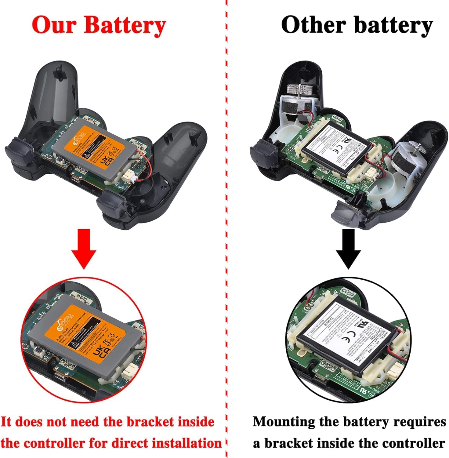 Thumbnail 5 de Pickle Power LIP1359 1800mAh PS3 Controller Battery
