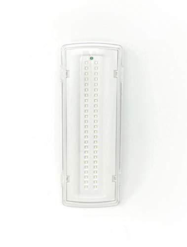 Detalle de TEMPO DI SALDI Lampada di Emergenza con 50 Led – Incasso + Batteria, Luce Bianca 4 W