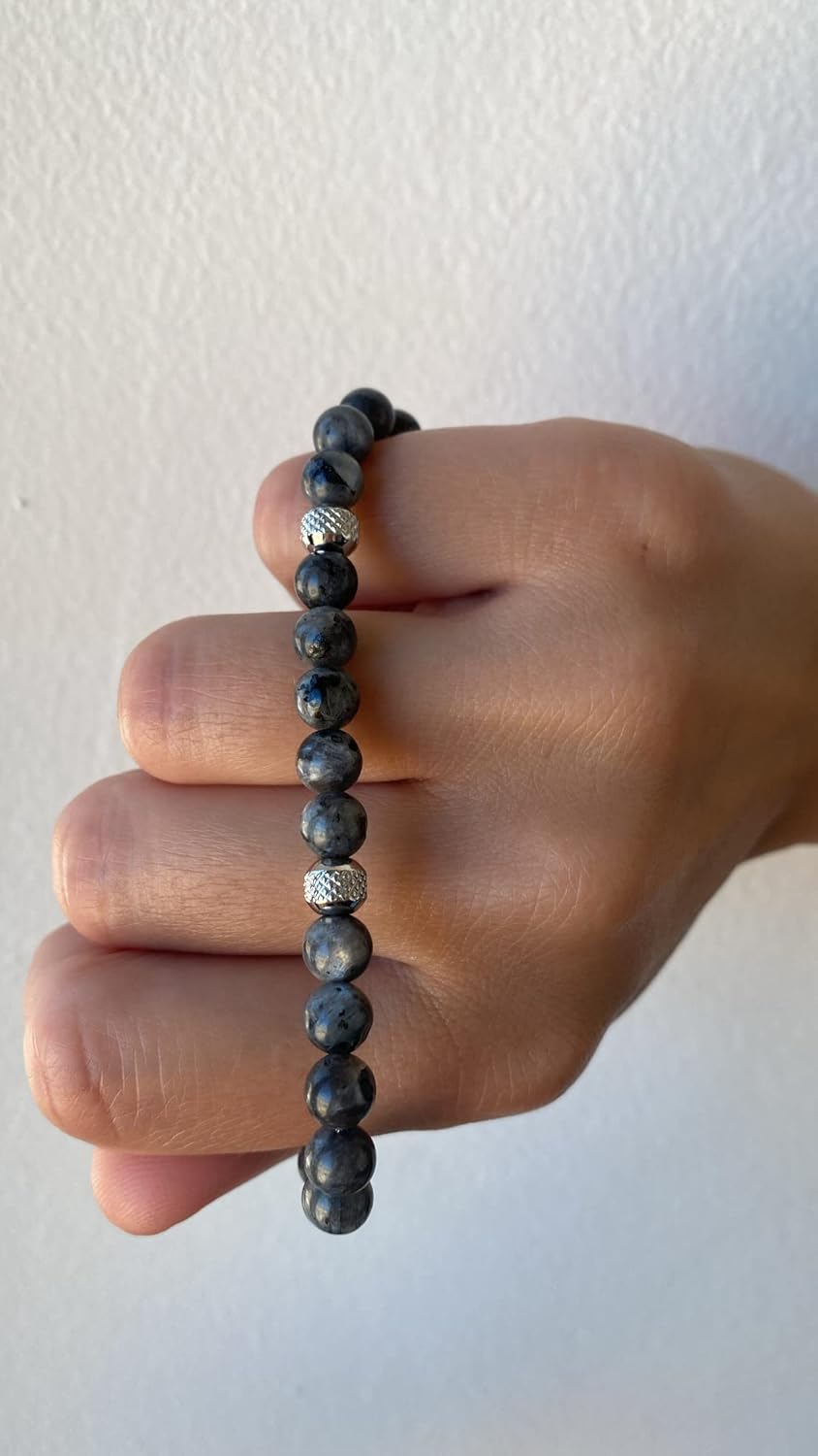 Detalle 2 de 10:10 Bracciale Labradorite 6 mm 💎