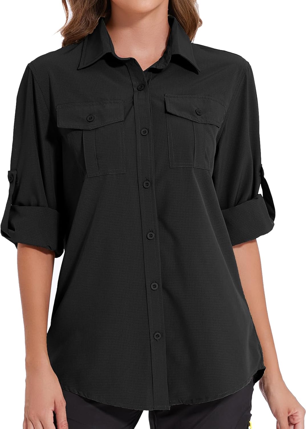 Thumbnail 6 de Tuopuda Camicia Donna Estiva UPF 50+ – Camicetta Protezione Solare con Maniche Lunghe, Traspirante per Escursioni e Mare