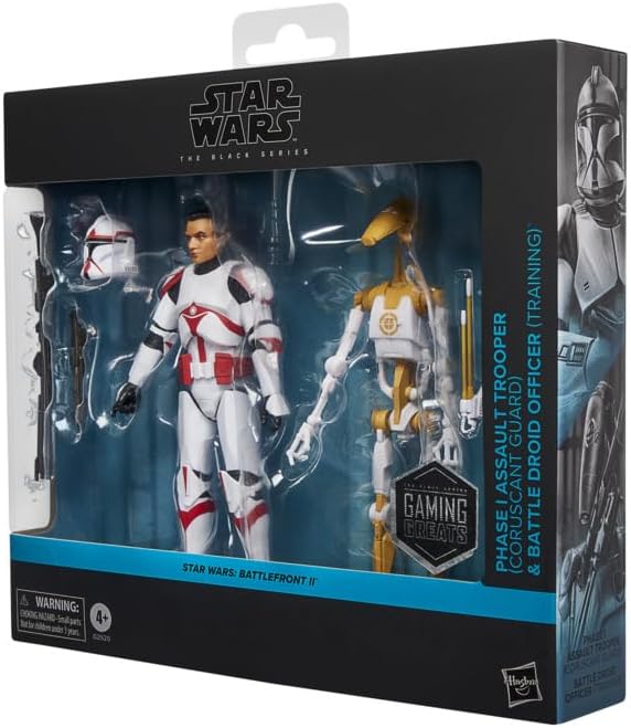 Thumbnail 2 de Star Wars The Black Series: Soldat d’assaut Phase 1 et Officier droïde de Combat - Figurines 15 cm