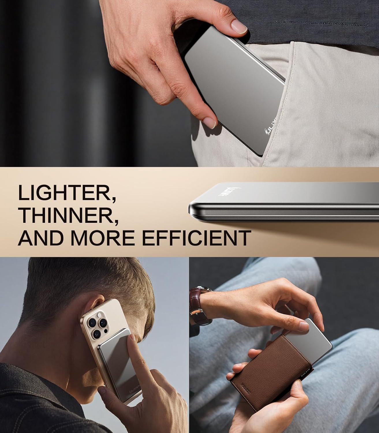 Thumbnail 5 de ULiXWH MagS-1 5000mAh Magnetic Power Bank, 0.3-Inch Alloy Design