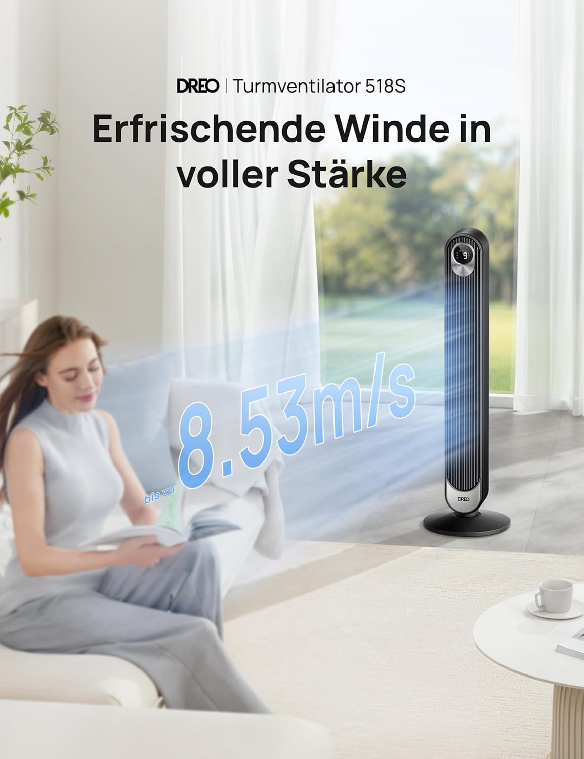 Thumbnail 1 de Dreo Smart Turmventilator mit 11 Stufen