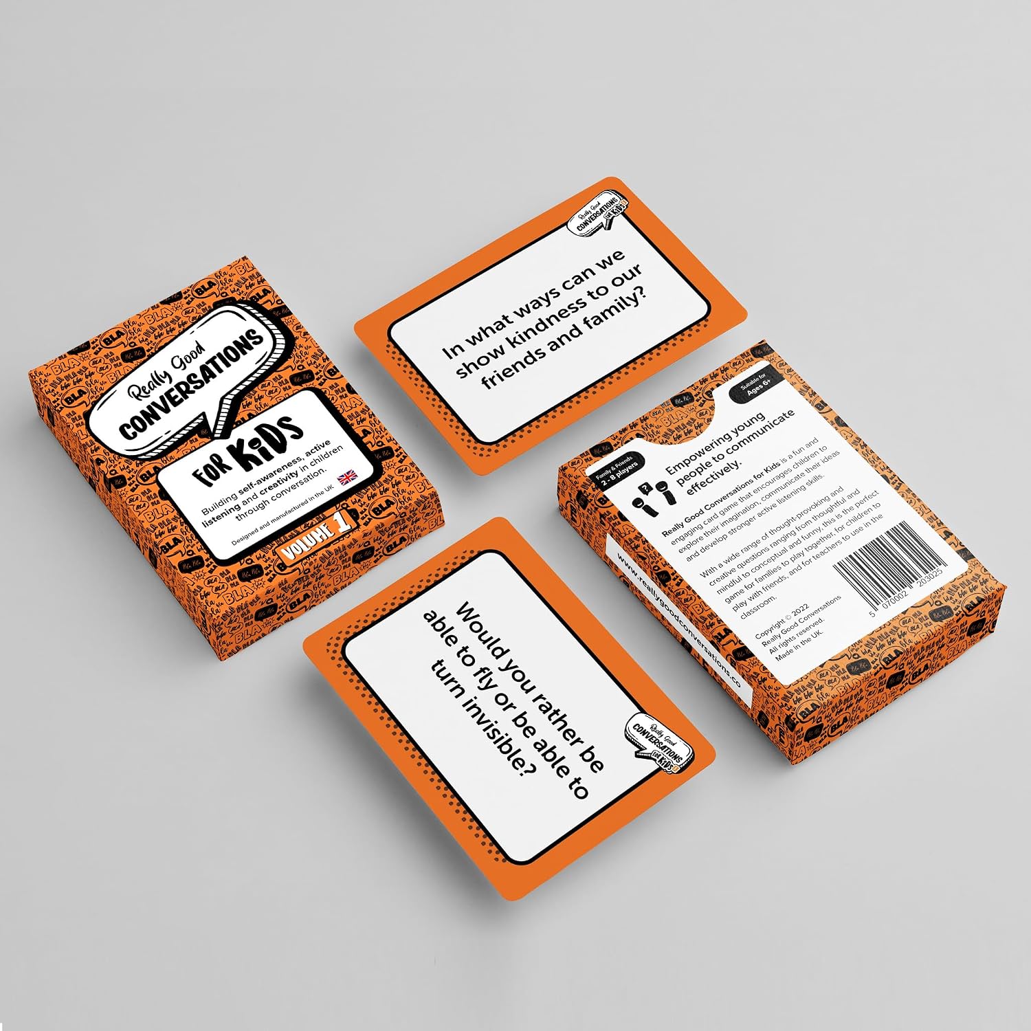 Detalle 2 de Really Good Conversations for Kids Vol. 1 card game