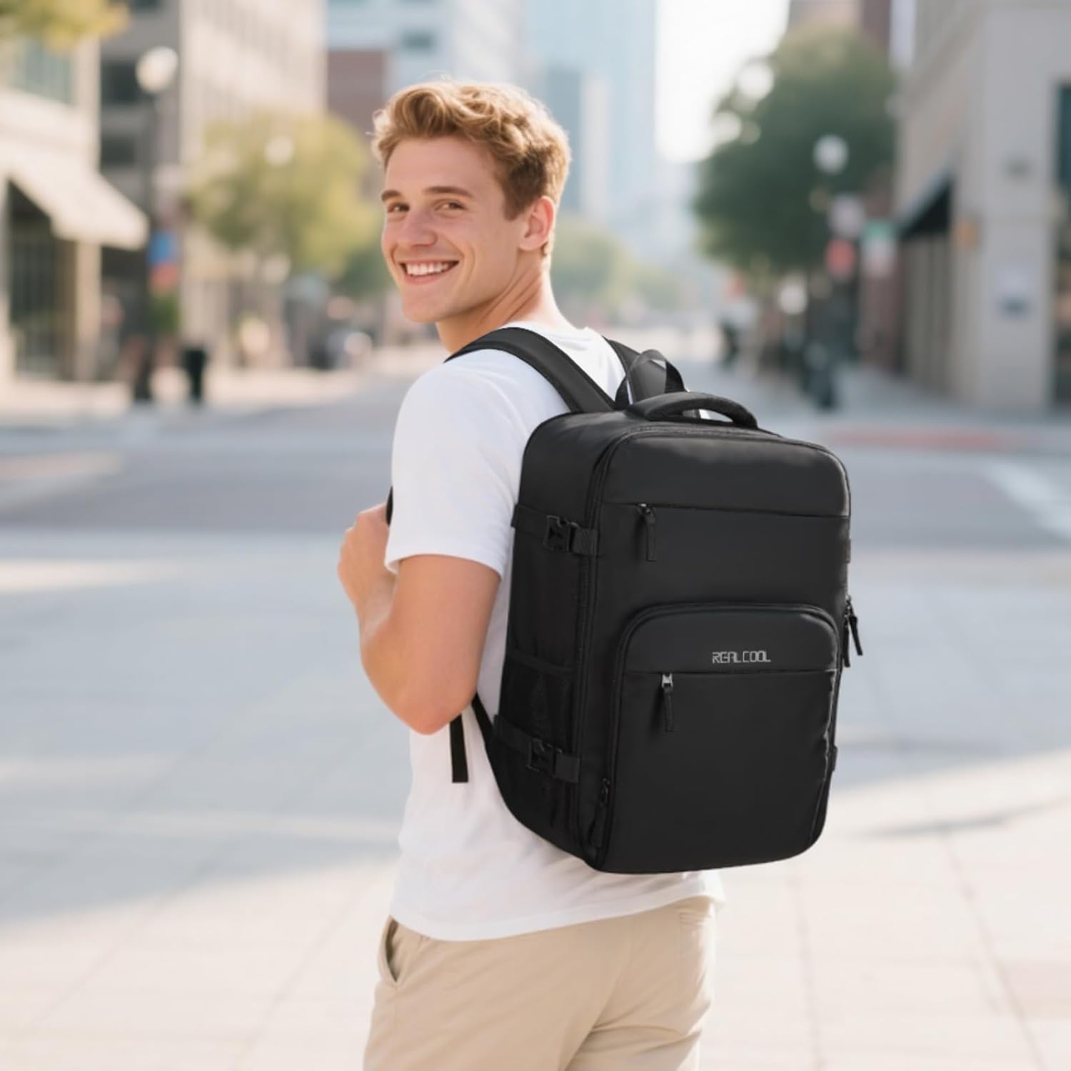Thumbnail 6 de RealCool Laptop Travel Backpack 15.6-inch
