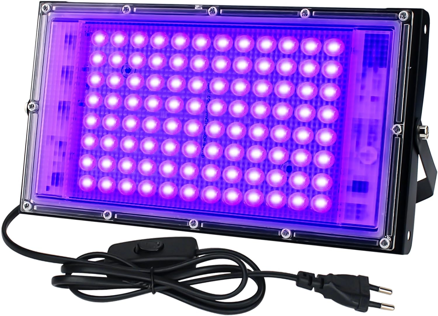 Detalle de CREATESTAR UV Schwarzlicht Strahler 100W – IP65, 395–400 nm, LED-Fluter