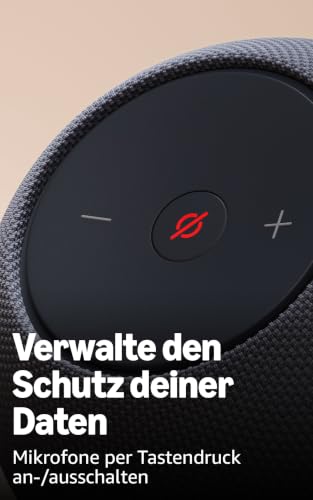 Detalle de Amazon Echo Dot Max (neueste Generation) – Lautsprecher mit raumfüllendem Klang und integriertem Smart-Home-Hub (Graphit)