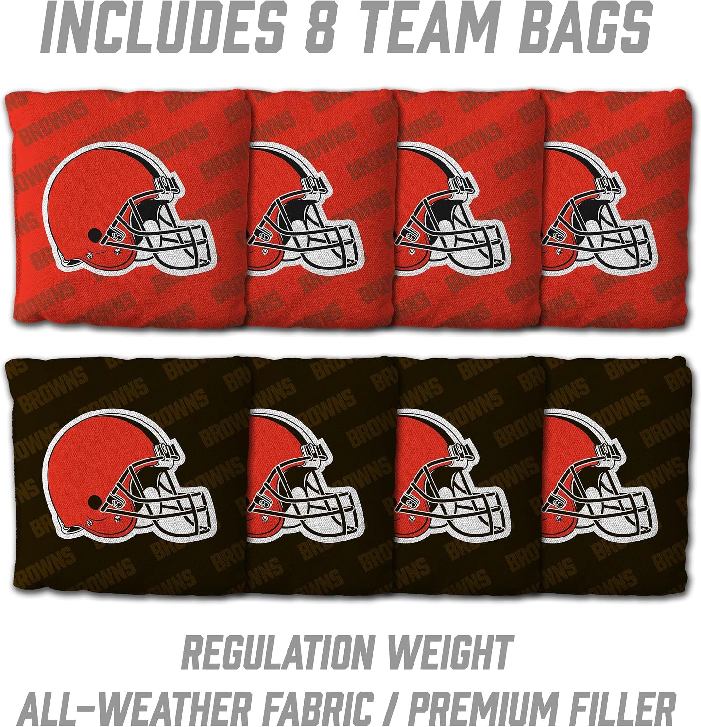 Detalle de YouTheFan NFL 2’ x 3’ All-Wood Cornhole Game with Logo Bags