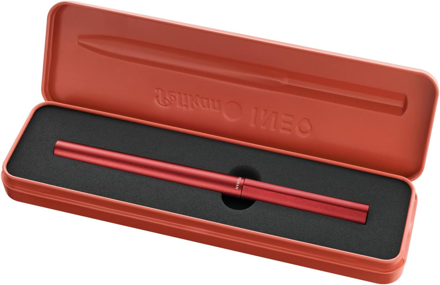 Detalle de FH P6 Ineo Elemente Fiery Red Etui – Füllhalter mit Edelstahlfeder und Edelstein-Tintenpatrone