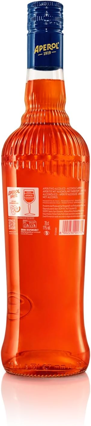 Detalle 2 de Aperol – Aperitivo Alcolico per Spritz, 70 cl, 11% Vol