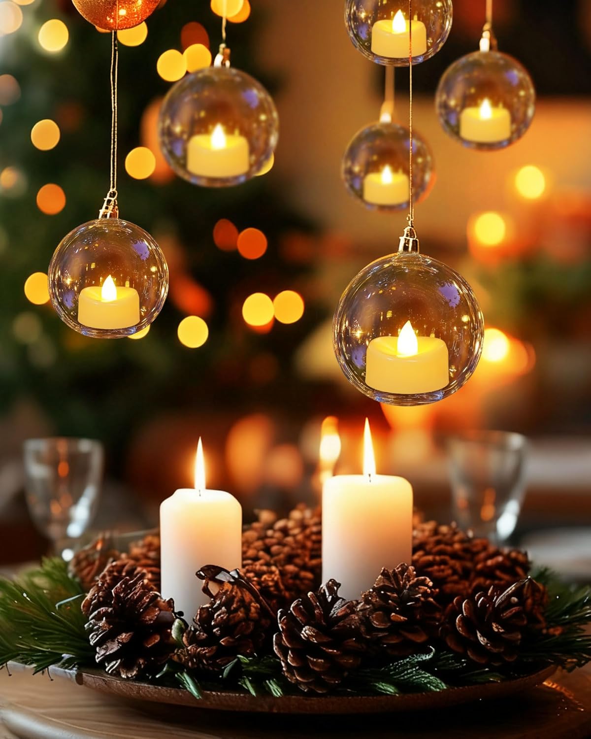 Detalle de AMAGIC 24 Pack LED Tea Lights 24 pcs 🕯