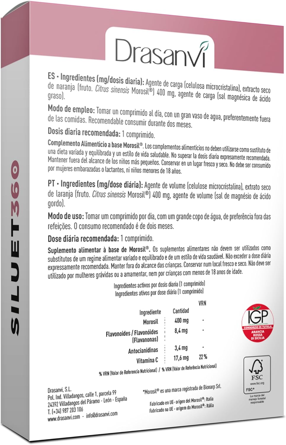 Thumbnail 5 de MOROSIL SILUET 360 🍊 Reductor de grasa, vientre plano, 30 comprimidos