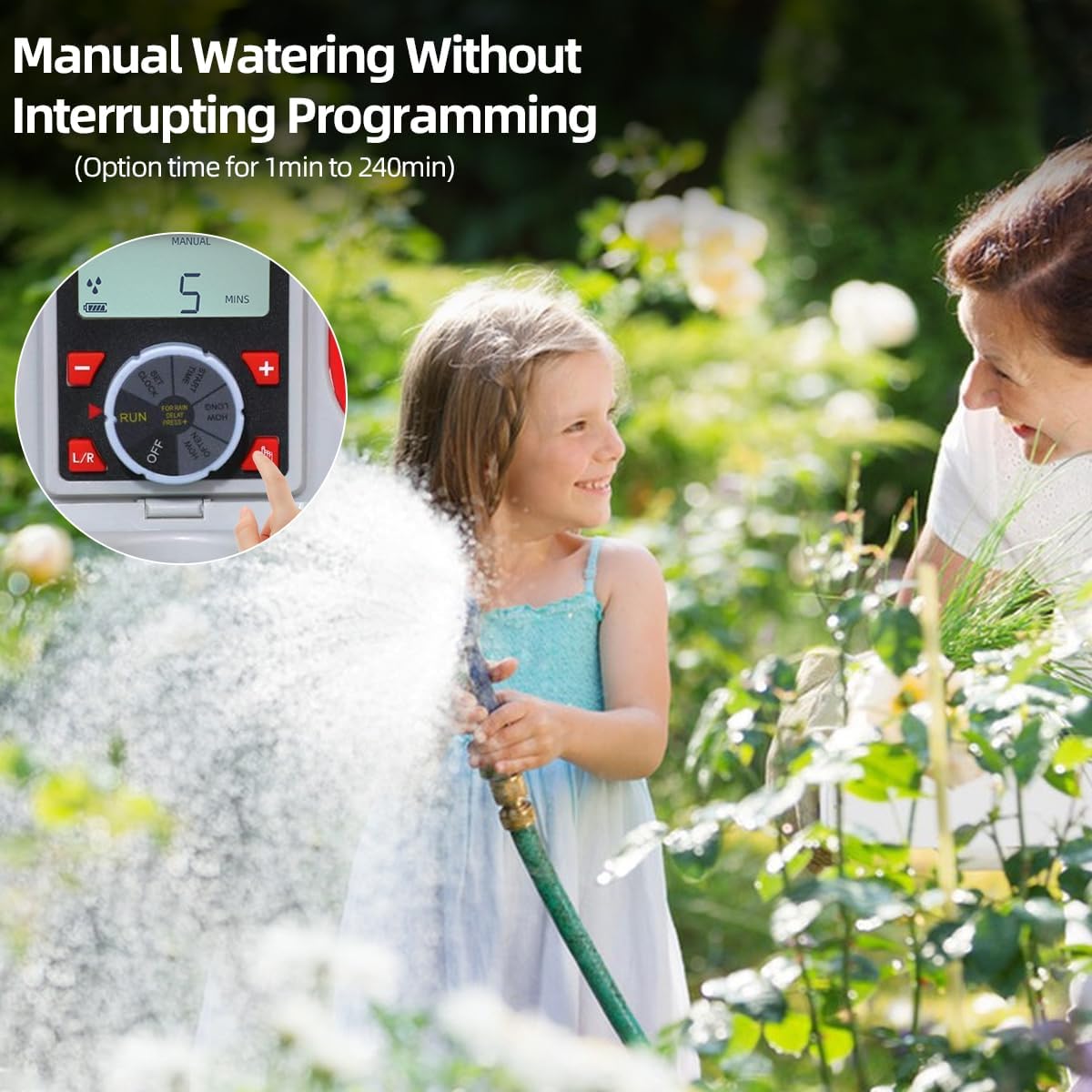 Detalle 2 de Aqualin Aqualin Water Sprinkler Timer 2 outlets