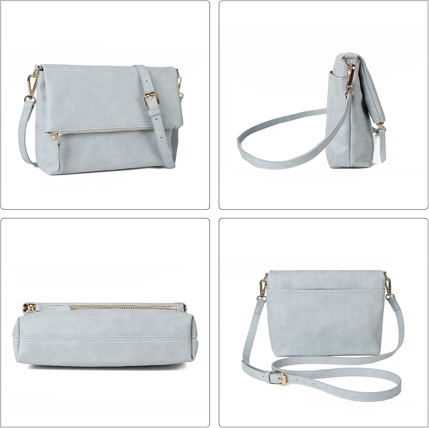 Thumbnail 5 de Gladdon small crossbody bag for women – vegan PU leather wristlet with detachable shoulder strap