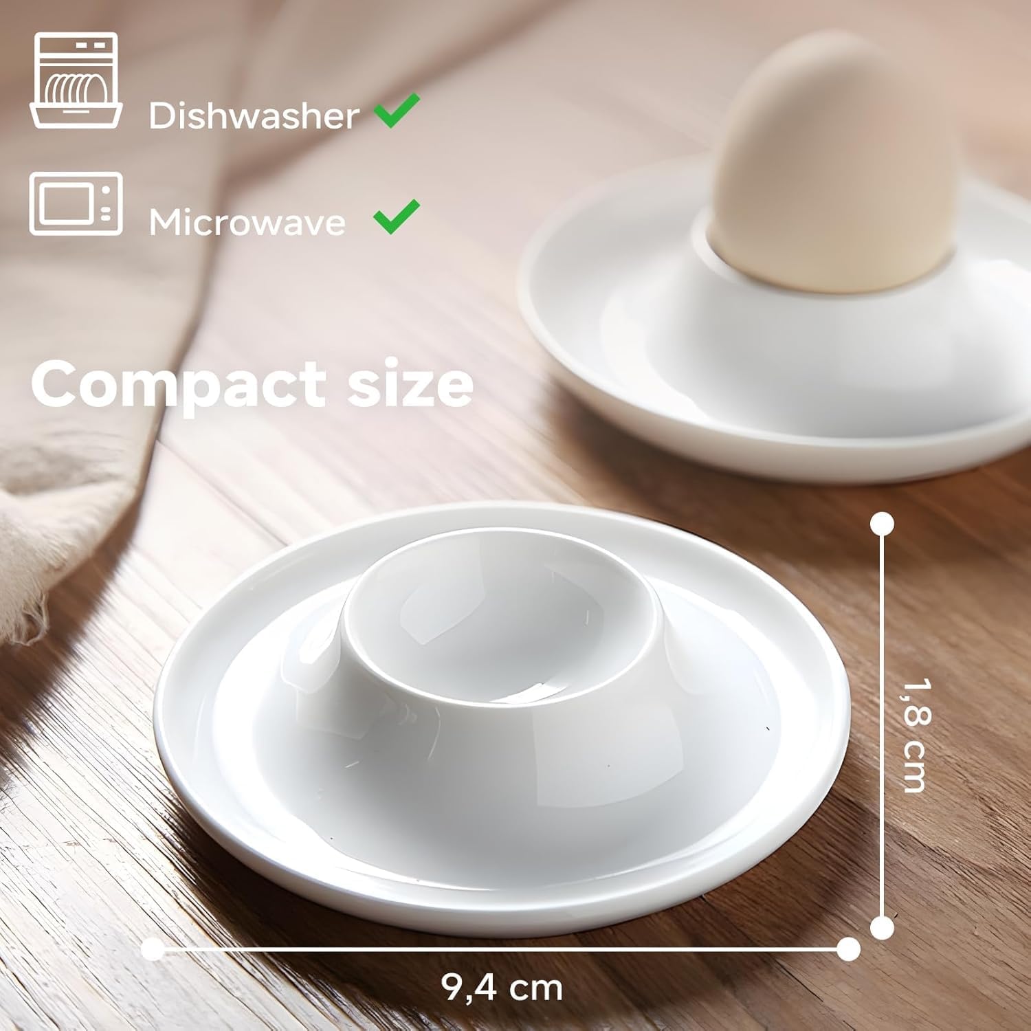 Thumbnail 5 de YANGWEN 6 Pcs Stackable Egg Cups Set