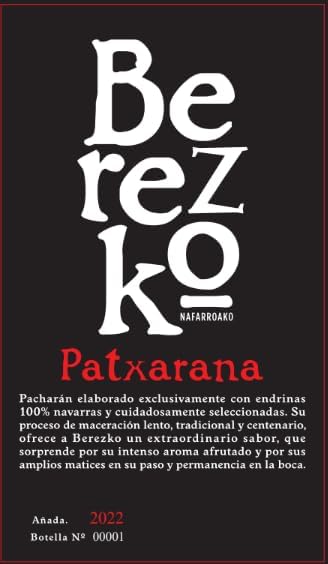 Thumbnail 4 de Berezko Patxarana 1000 ml – Tradicional Pacharán 🍸