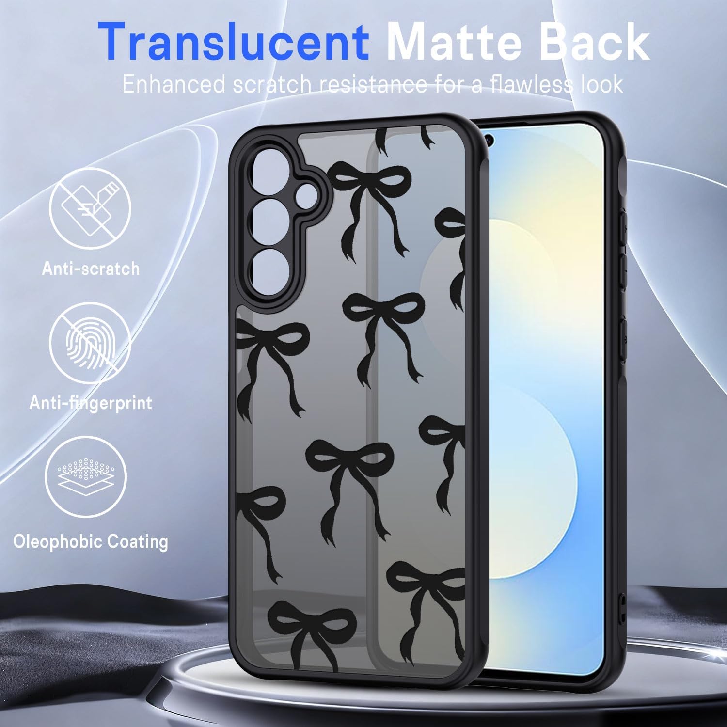Thumbnail 1 de TUUTPU Coque Galaxy S26 5G Arc Papillon Noir