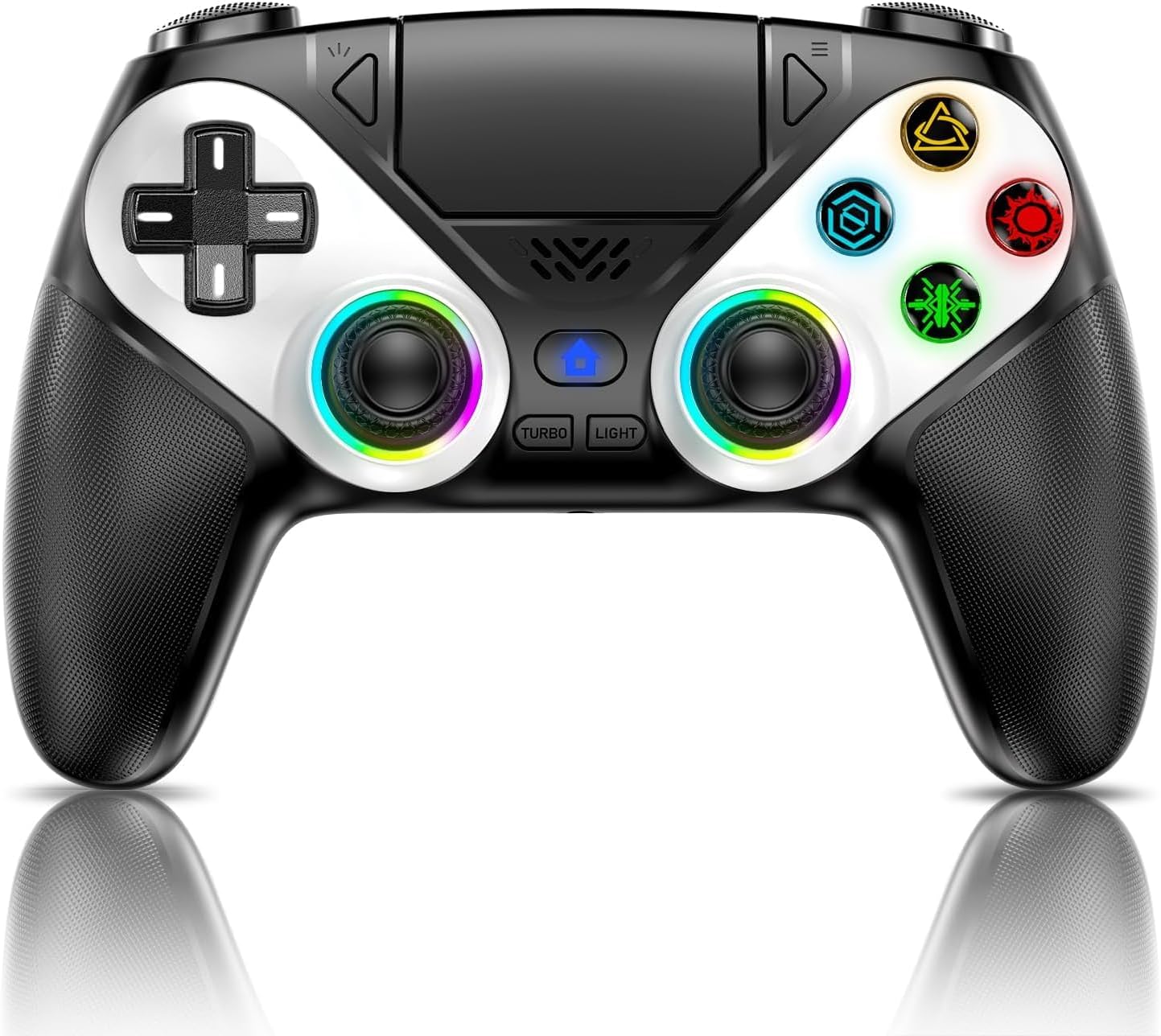 Detalle de Dinosoo PS5 RGB Wireless Controller