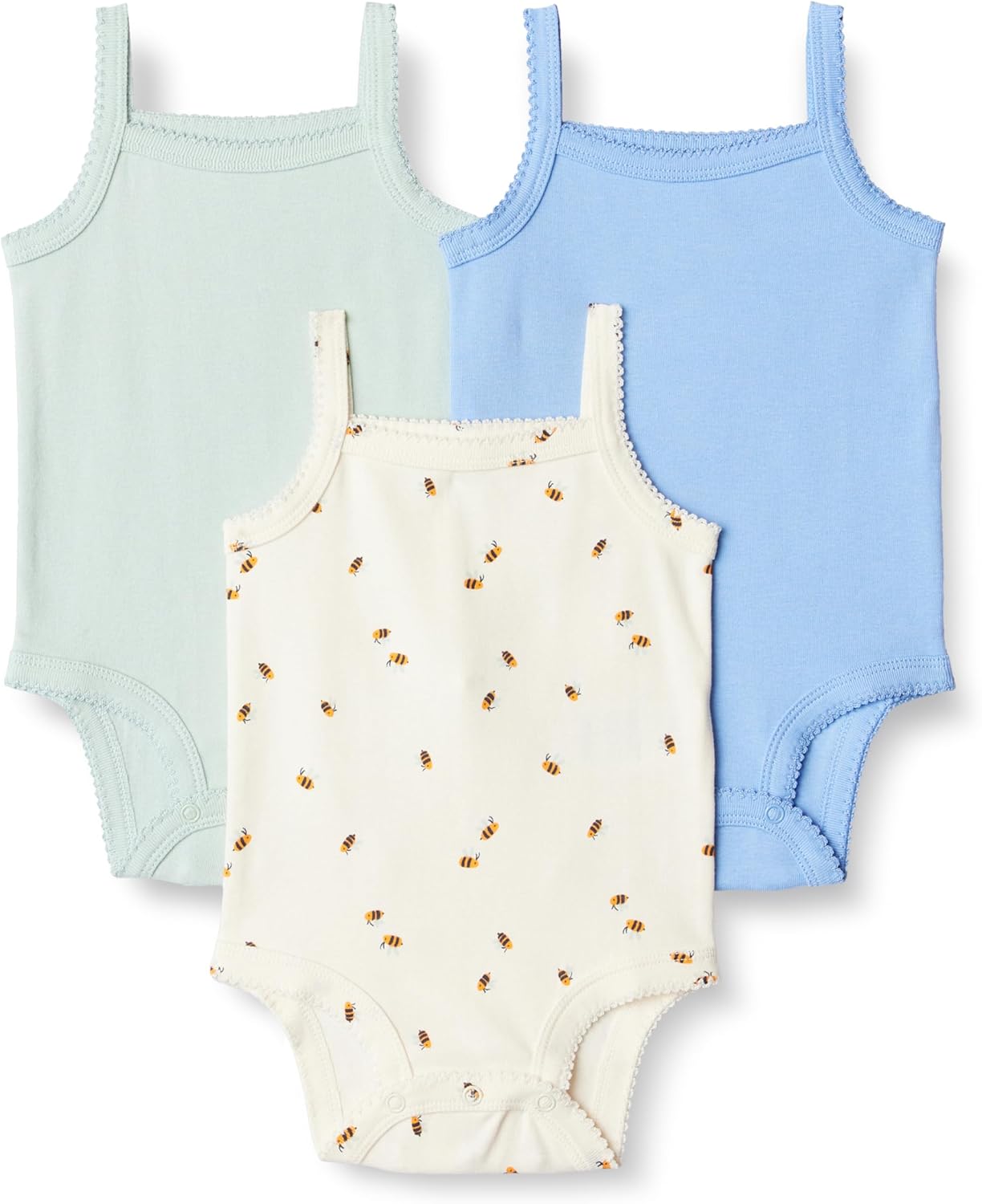 Thumbnail 4 de Body bimba Amazon Essentials 0-24 mesi a maniche corte in cotone a costine