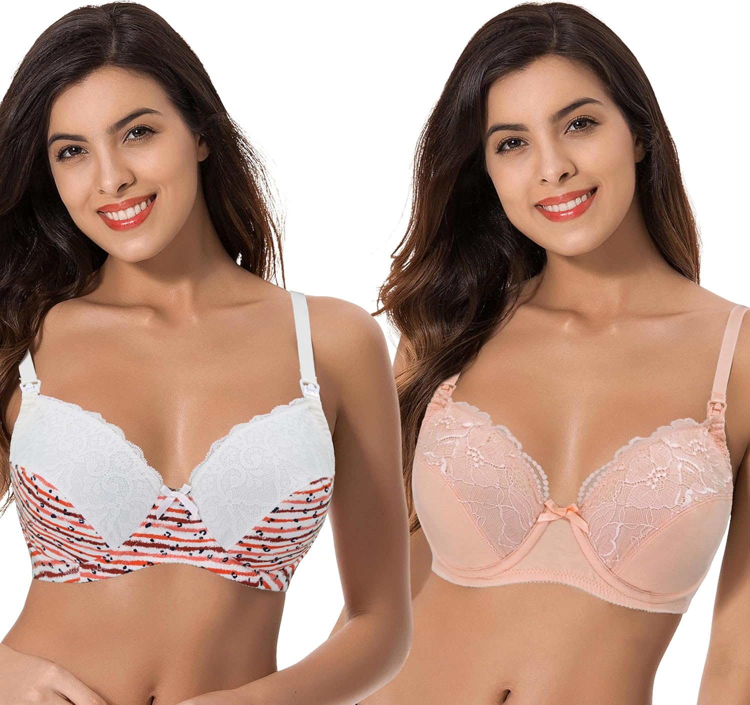 Thumbnail 6 de Curve Muse – Reggiseno allattamento in cotone, senza ferretto, bordo in pizzo