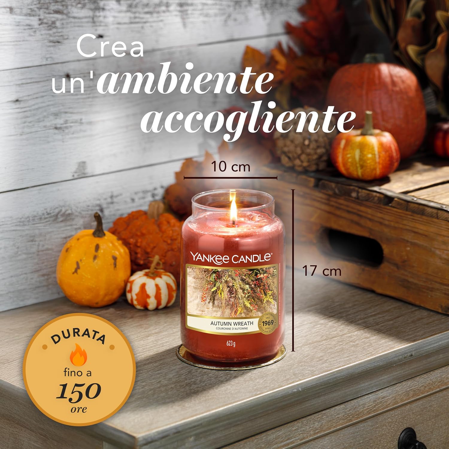 Detalle 1 de Candela Yankee Scented Candle Ghirlanda Autunnale
