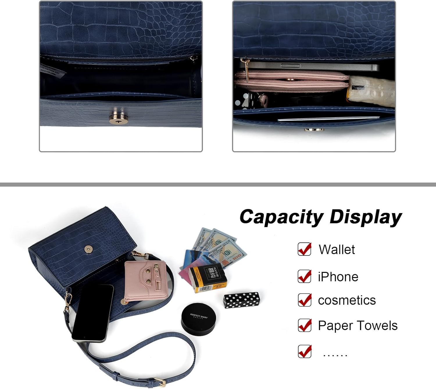 Detalle de Gladdon Small Crossbody Purse for Women: A Practical Everyday Bag