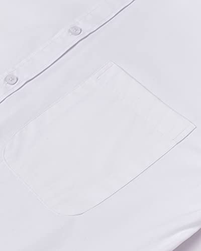 Detalle de J.VER White Shirt Men Long Sleeve Oxford Button Down Non Iron – Regular Fit