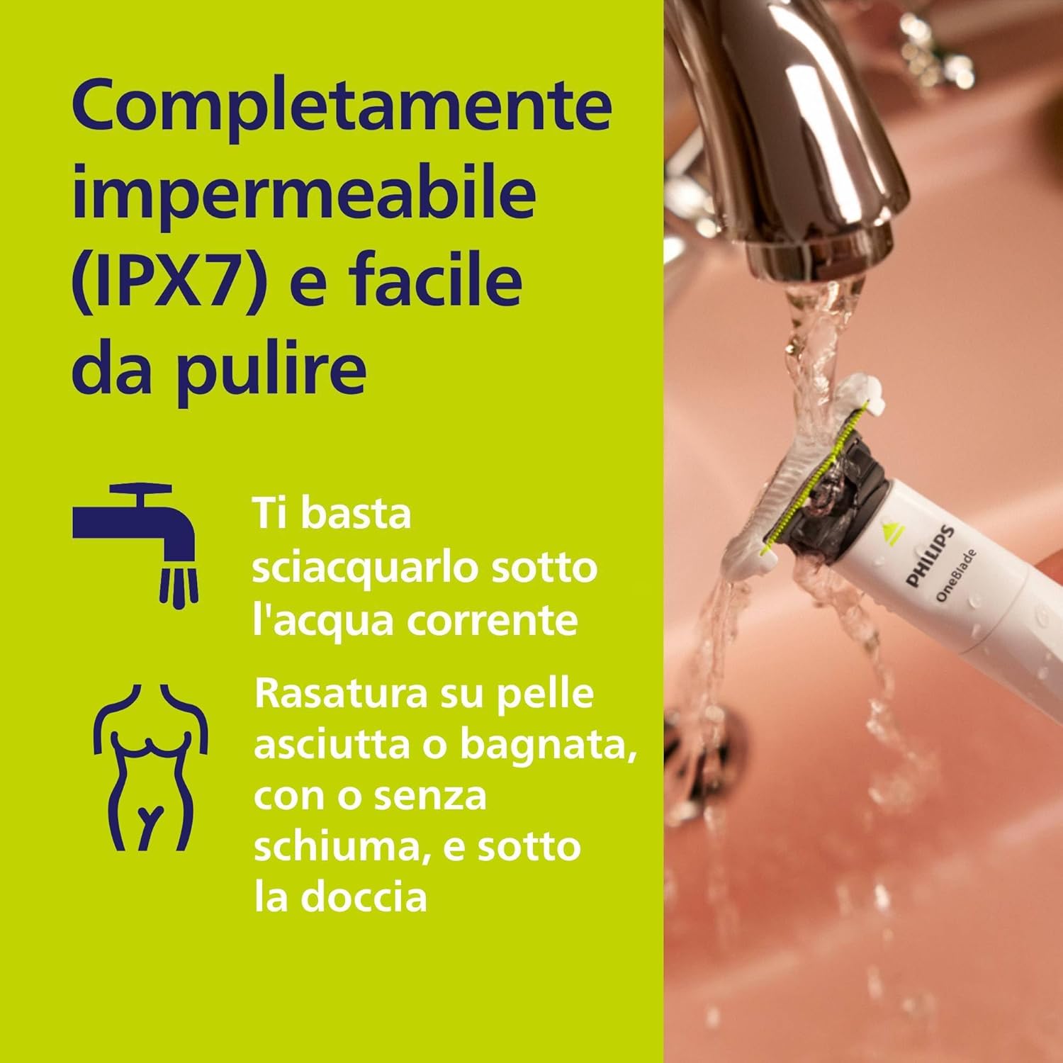 Thumbnail 4 de Philips OneBlade Intimate QP1924/28: rasatura precisa e cura delicata per zone sensibili
