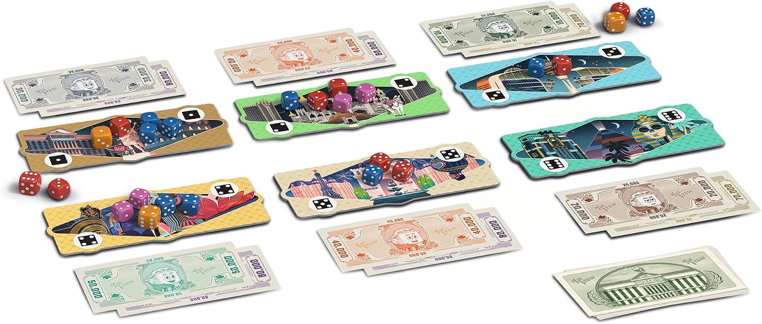Detalle 2 de Ravensburger 24903 Las Vegas – dobbelspel voor 2-5 spelers vanaf 8 jaar