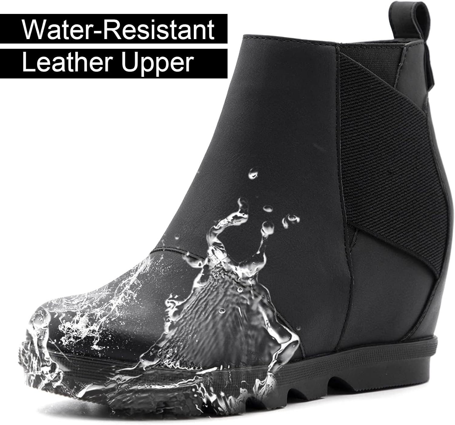 Thumbnail 5 de Athlefit Women's Wedge Ankle Booties, 2.55-Inch Heel