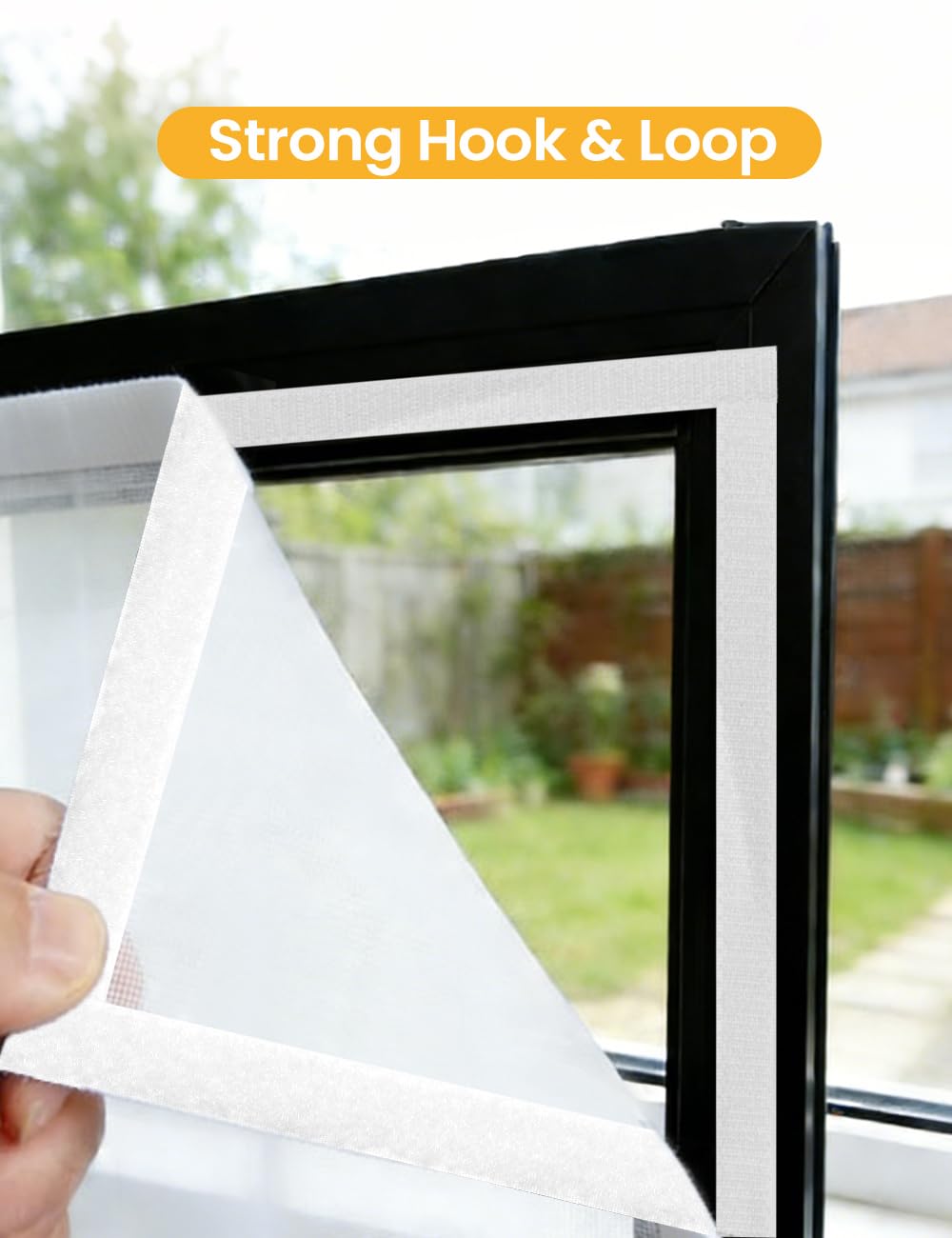 Detalle 2 de Beesgarden Heavy Duty Hook and Loop Adhesive Tape (20mm x 10m) with Dispenser