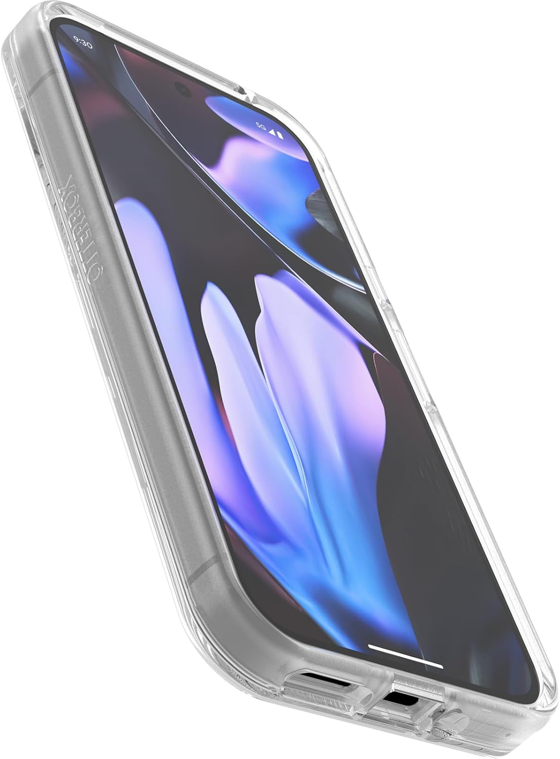 Detalle de Otterbox Cover Symmetry Clear per Google Pixel 9 Pro XL: trasparente, resistente agli urti e agli shock