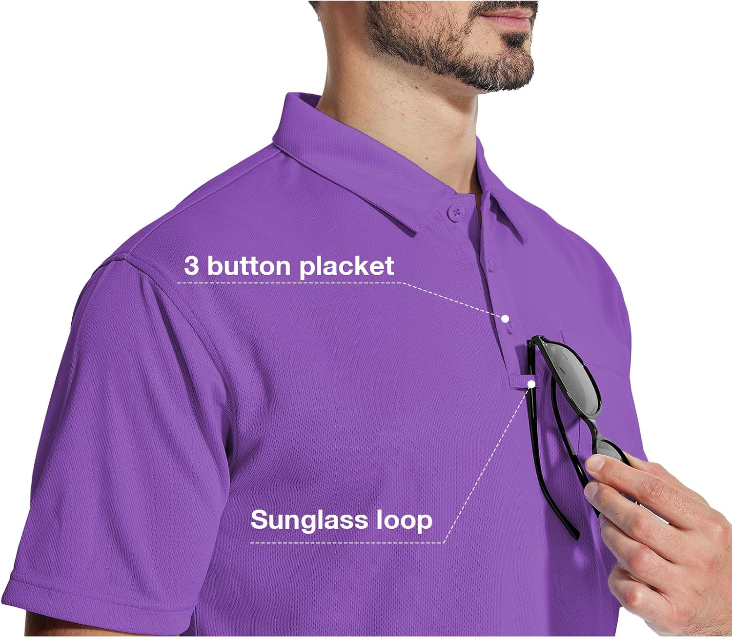 Detalle 2 de ZITY Polo Shirts 5 Pack with Pocket