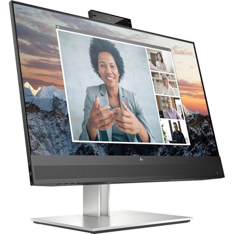 Detalle 2 de HP E24m G4: monitor profesional 23,8" con USB-C, webcam y altavoces para videoconferencias