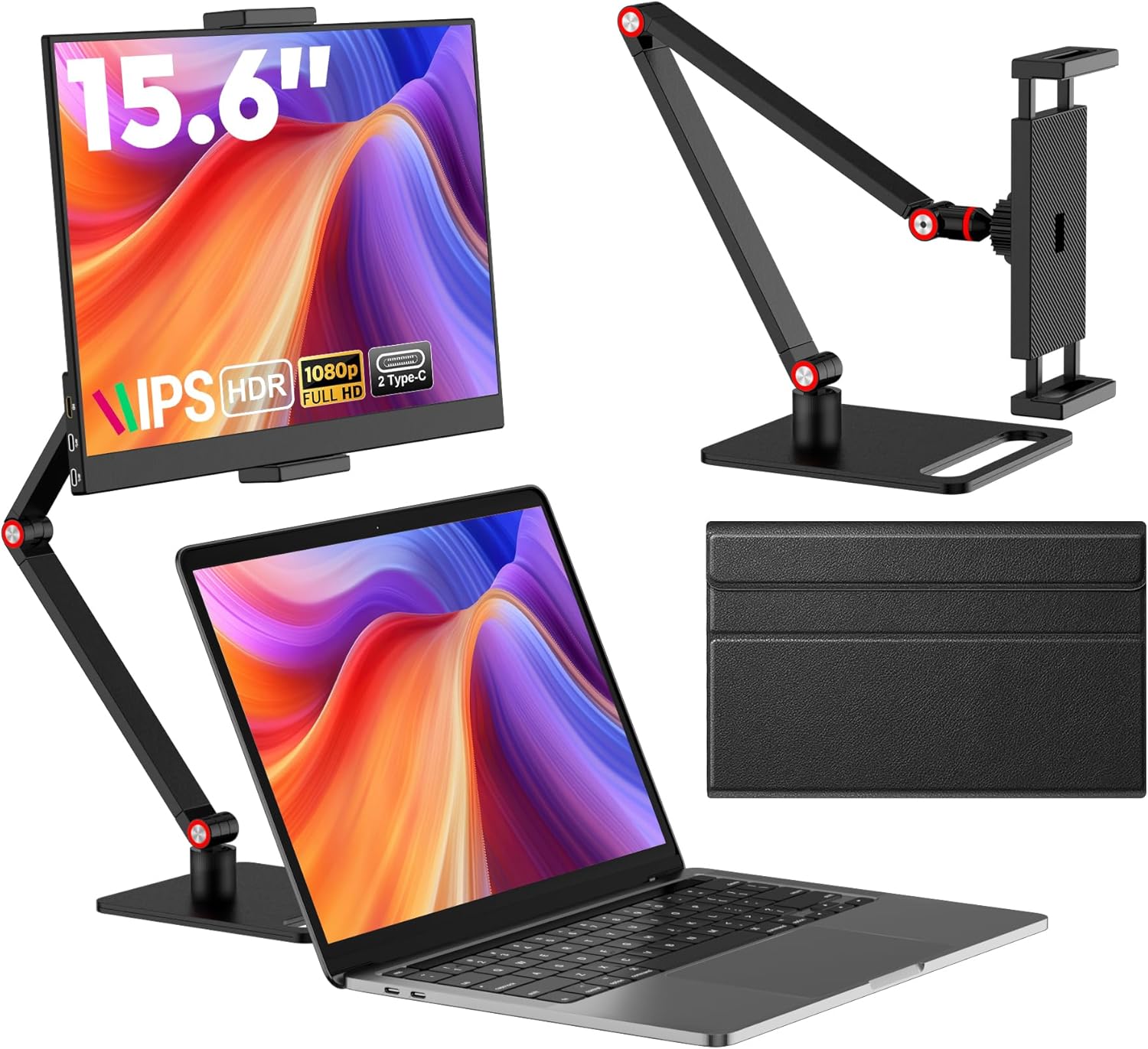 Detalle de OUNSHLI Portable Monitor 15.6-inch