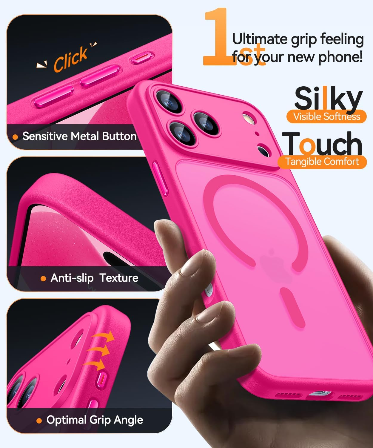 Thumbnail 5 de CANSHN Magnetic iPhone 17 Pro Case 6.3